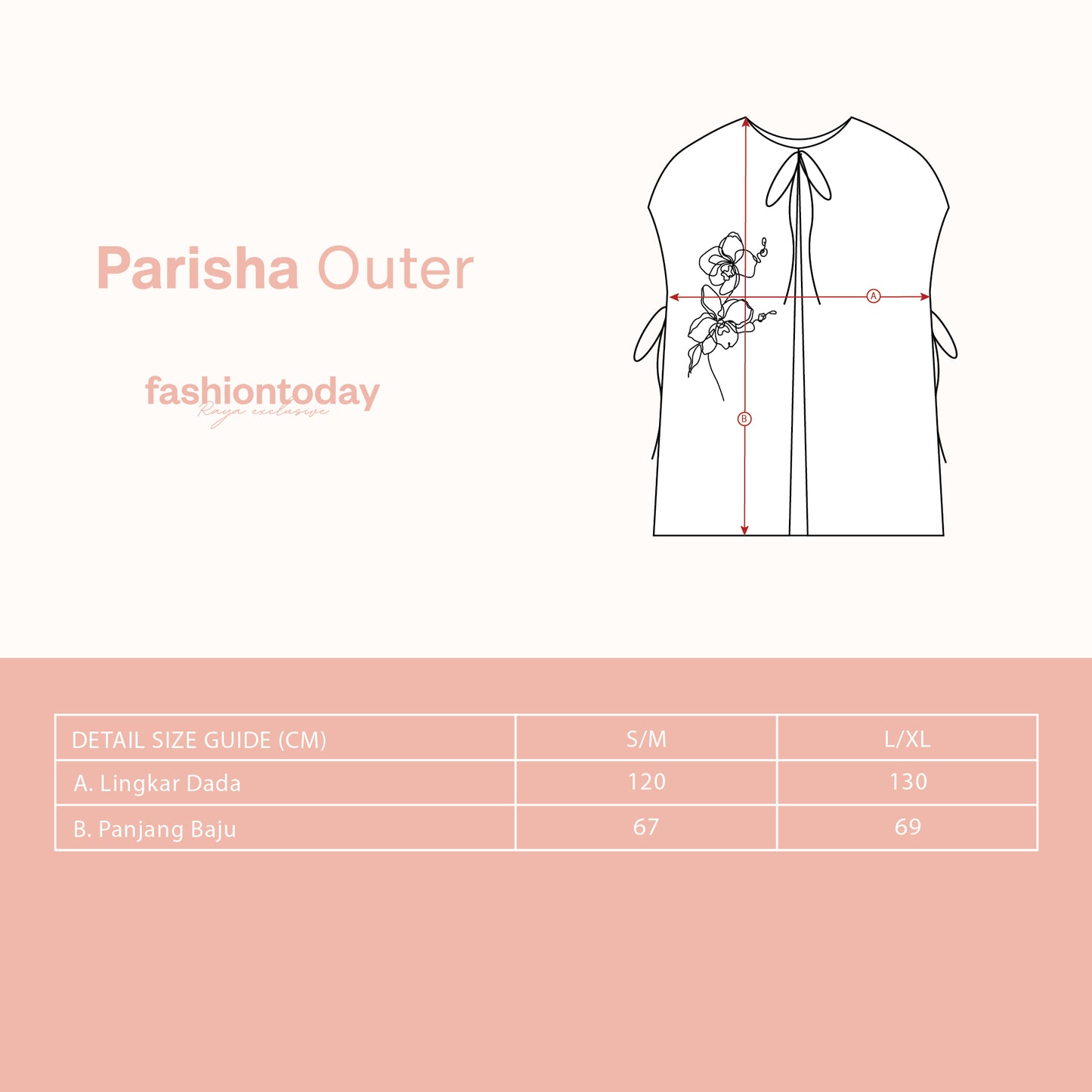 Parisha Outer - Fashiontoday Raya Exclusive