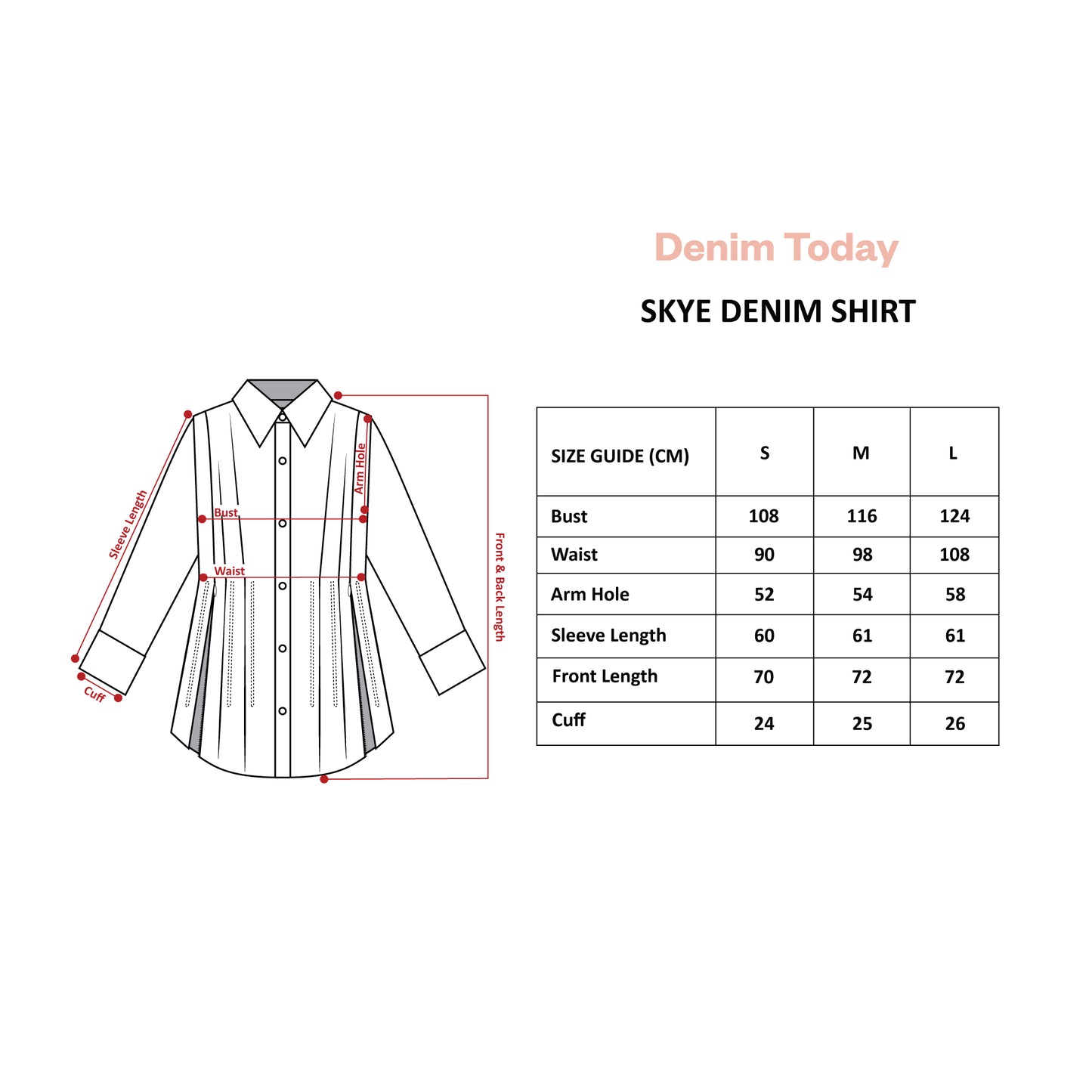 Skye Denim Shirt - Denim Today