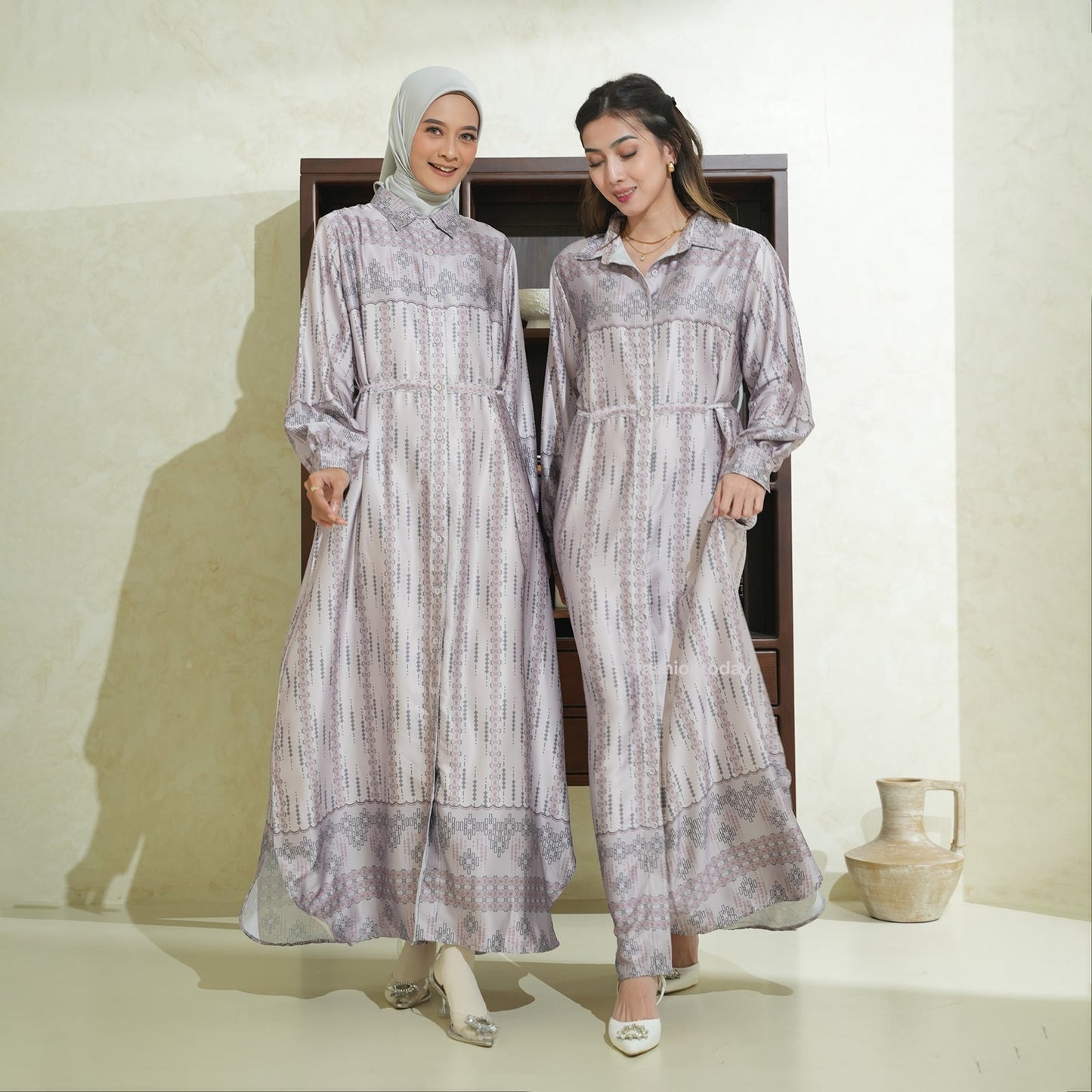 Alenia Dress Dewasa Series Sarimbit Keluarga Lebaran
