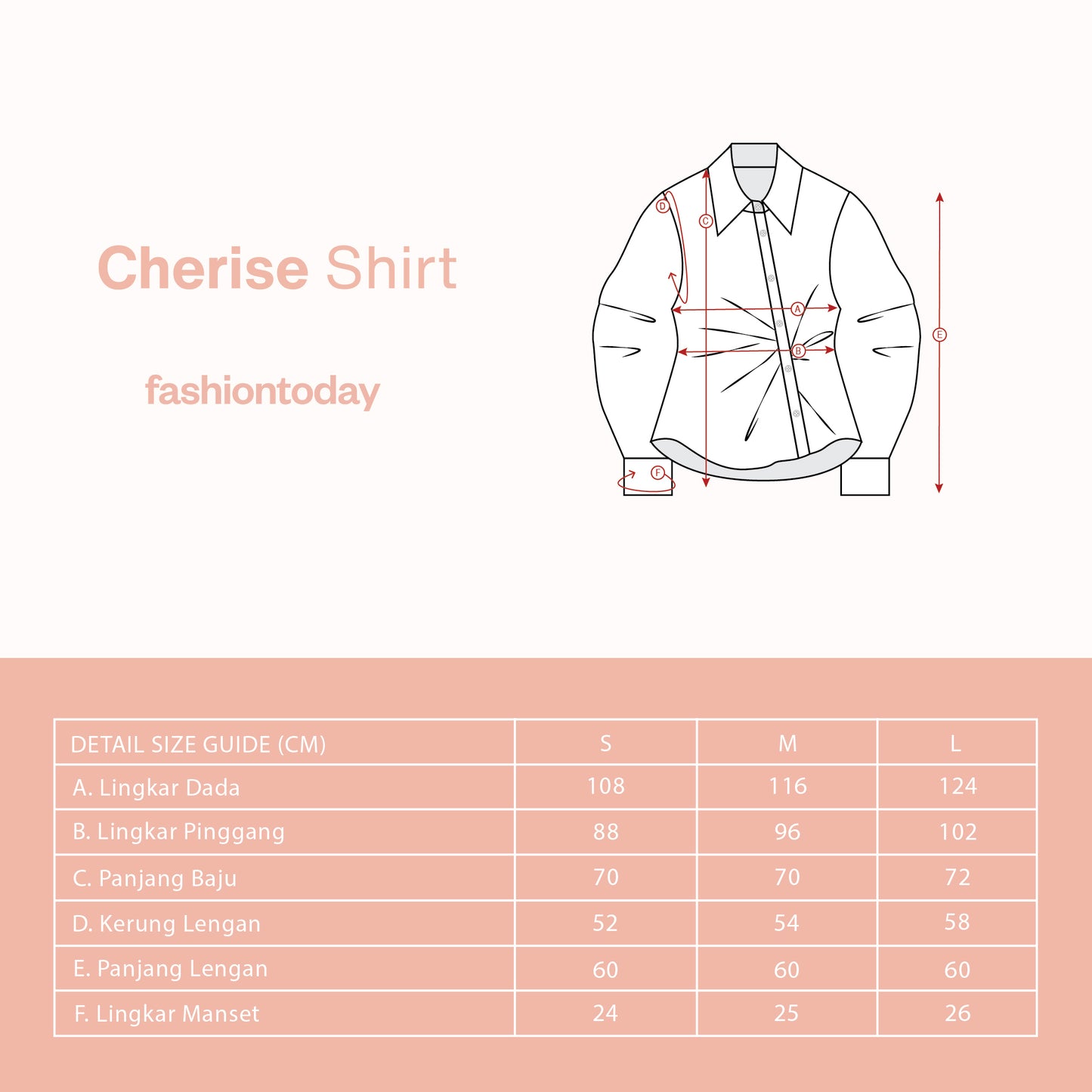 Cherise Shirt - Fashiontoday