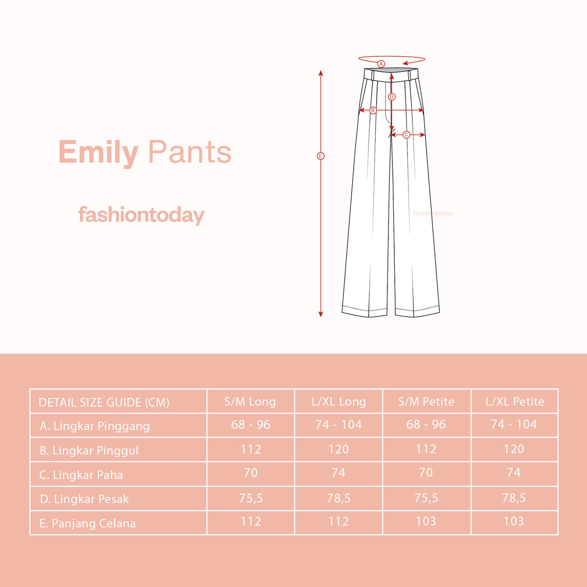 Emily Pants - Fashiontoday