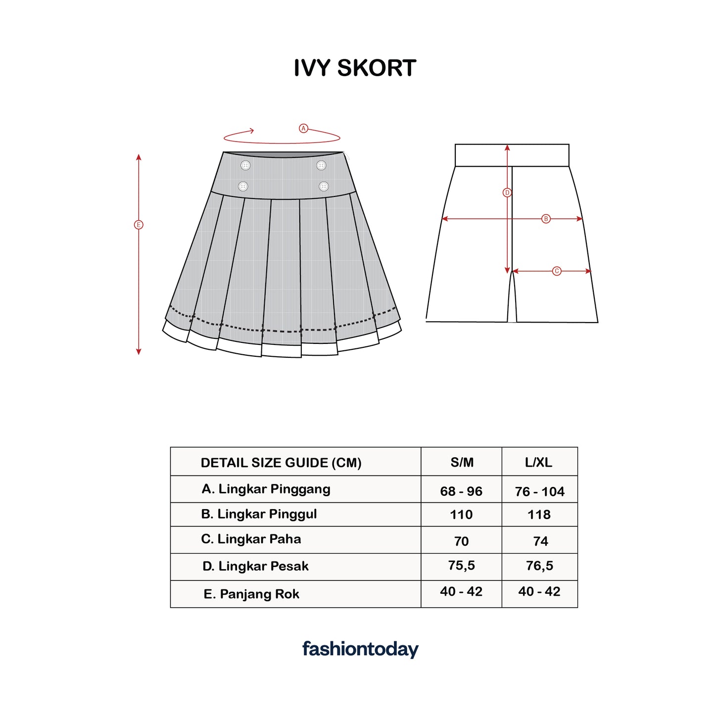 Ivy Skort - Fashiontoday