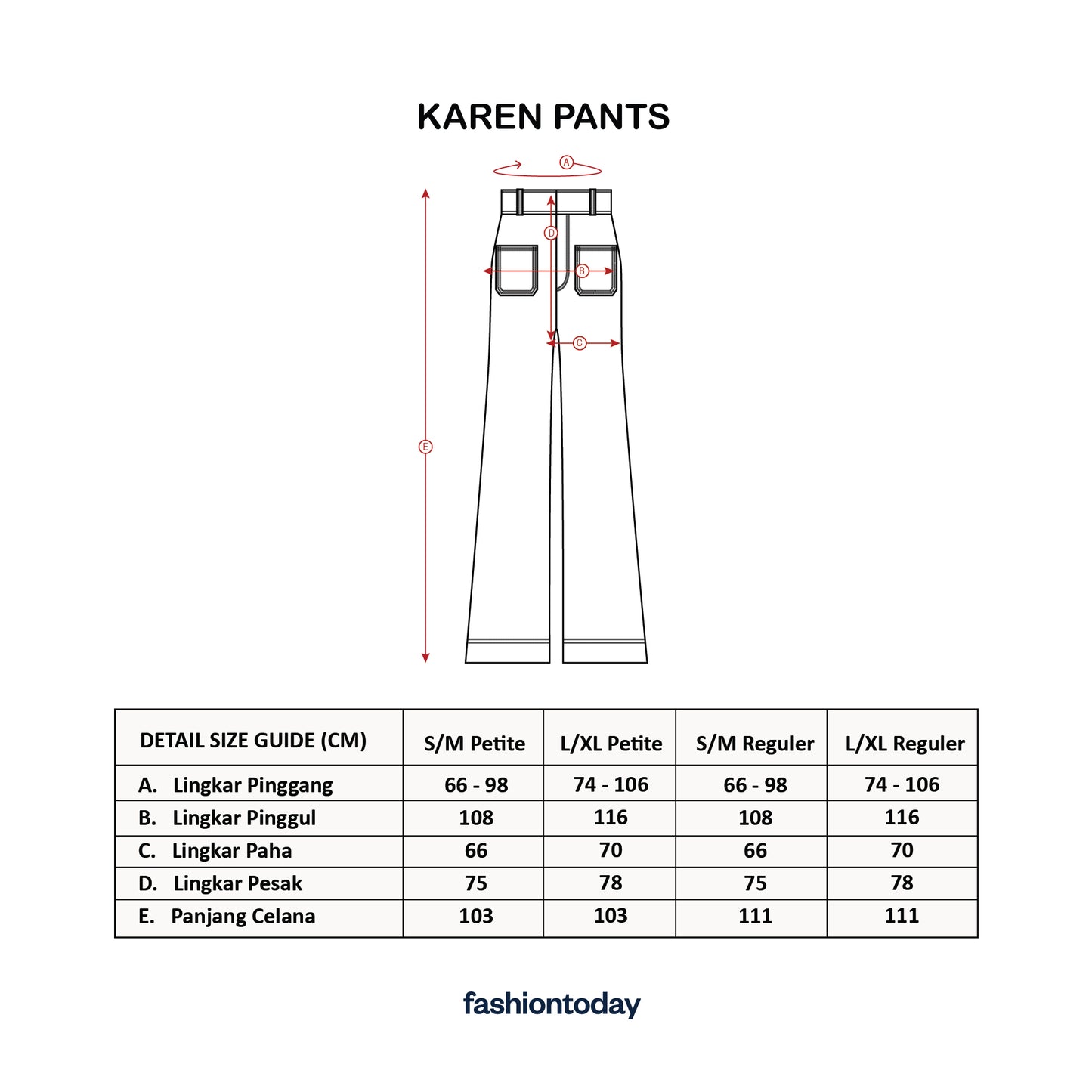 Karen Pants - Fashiontoday