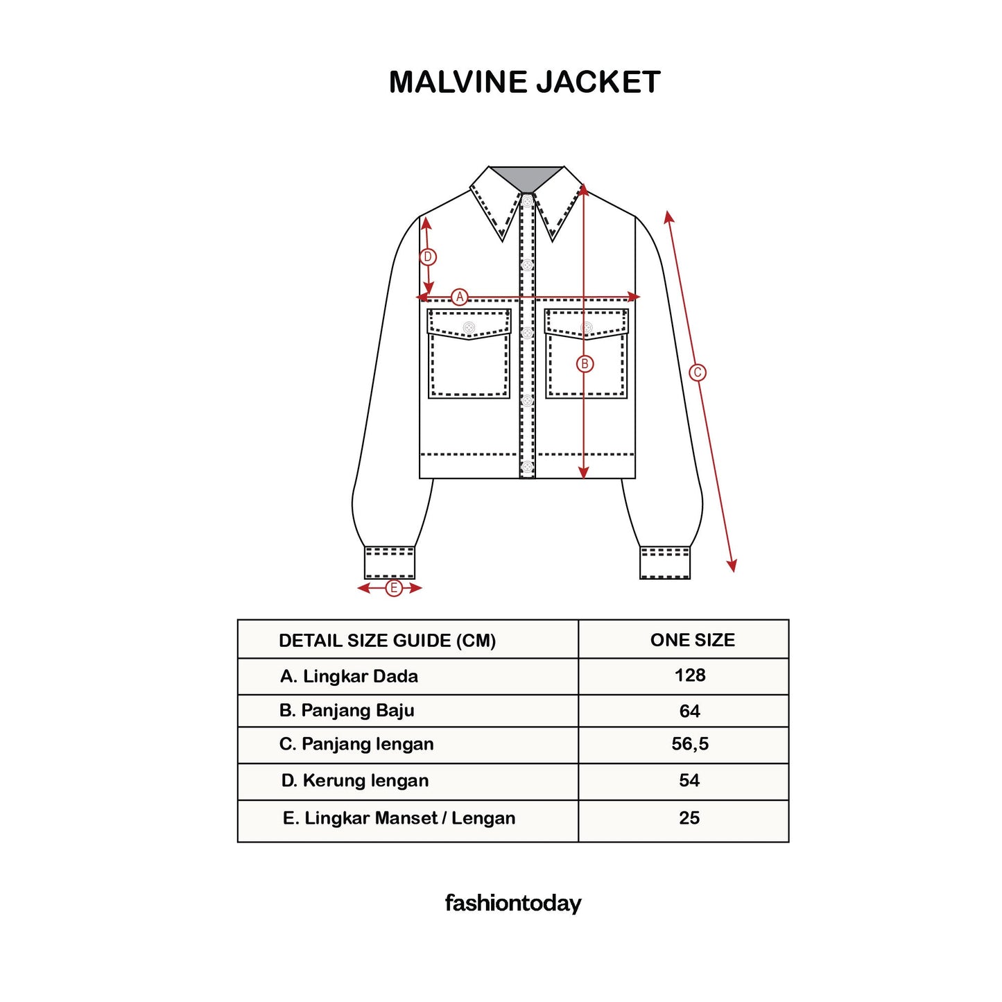 Malvine Jacket ( Jacket Premium Fashiontoday )