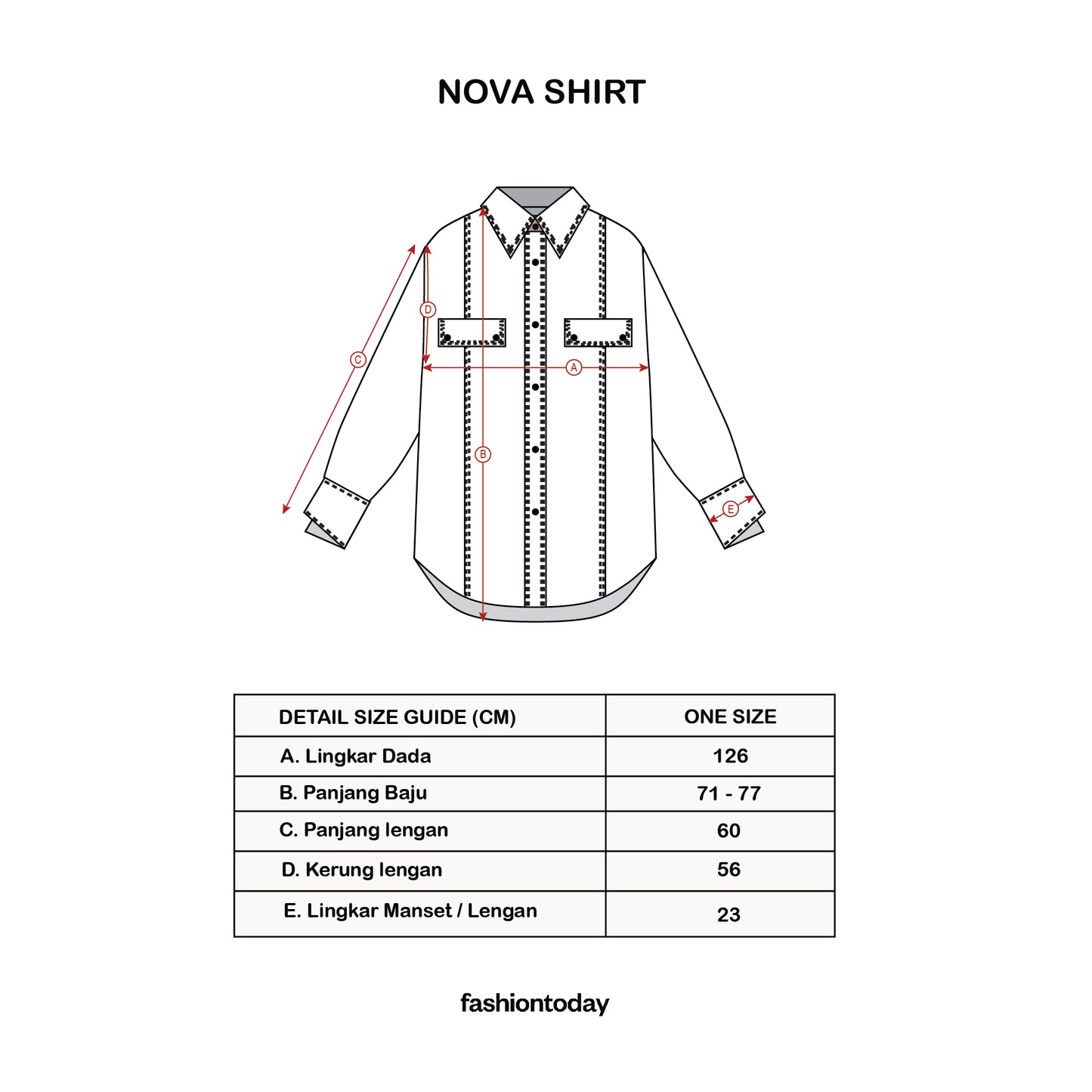 (Pre-Order) Nova Shirt - Fashiontoday