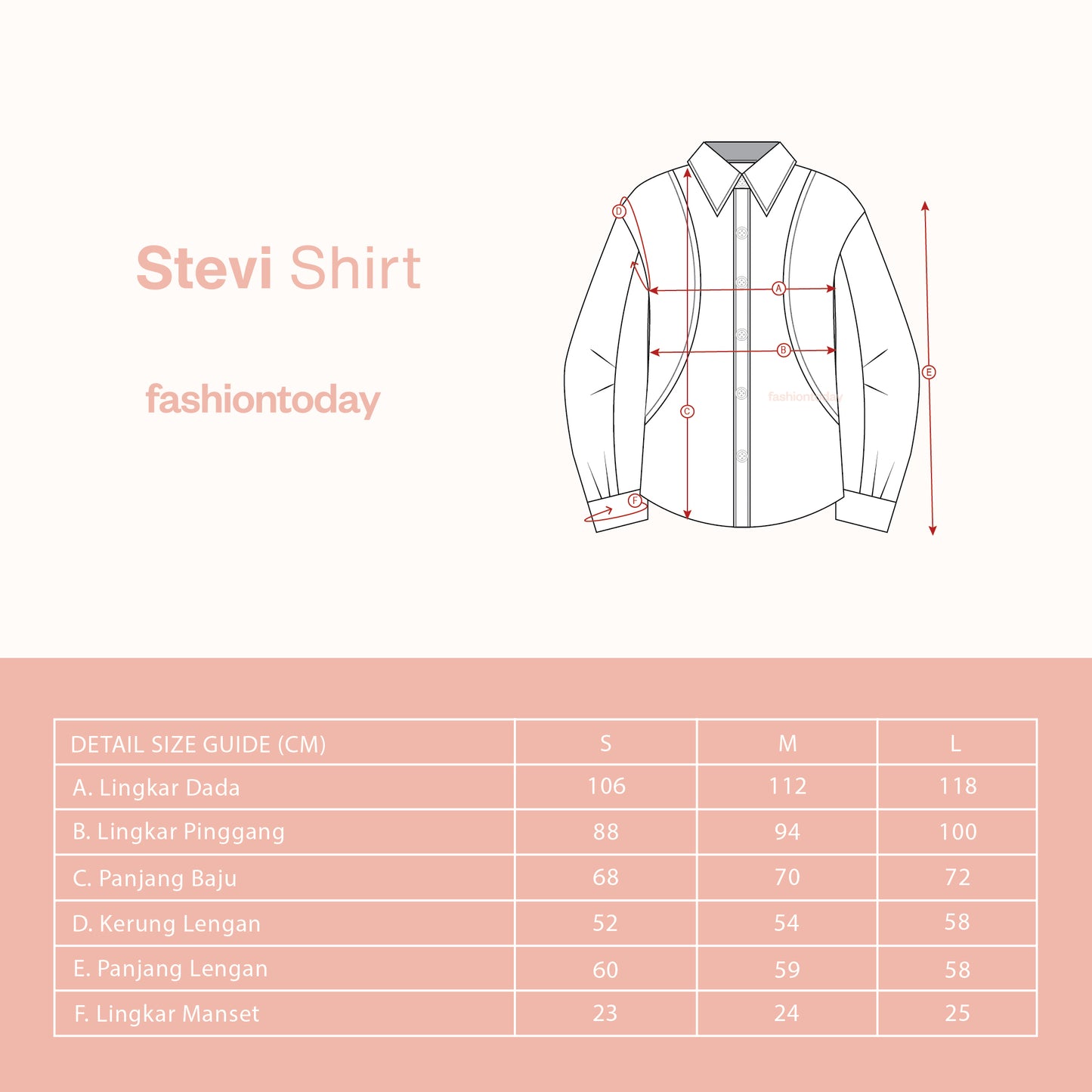 Stevi Shirt - Fashiontoday