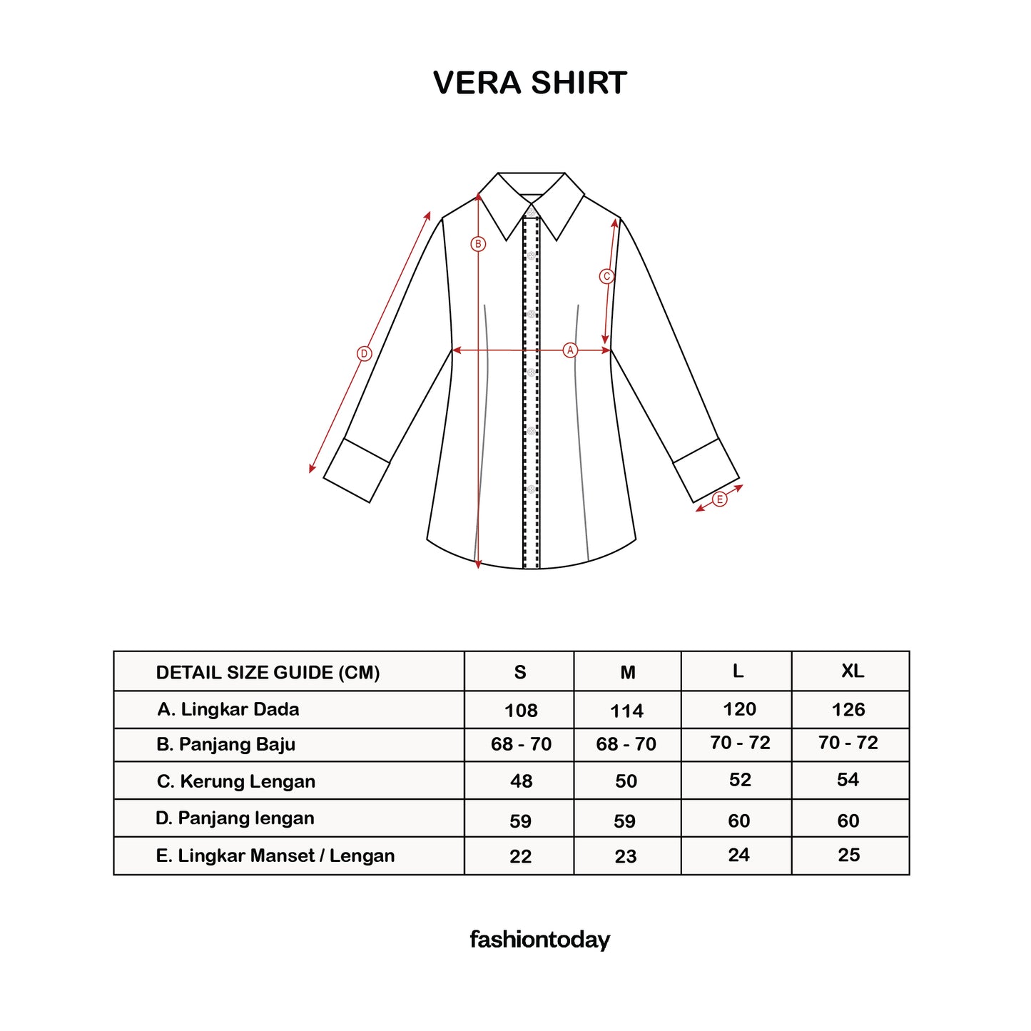 Vera Shirt - Fashiontoday