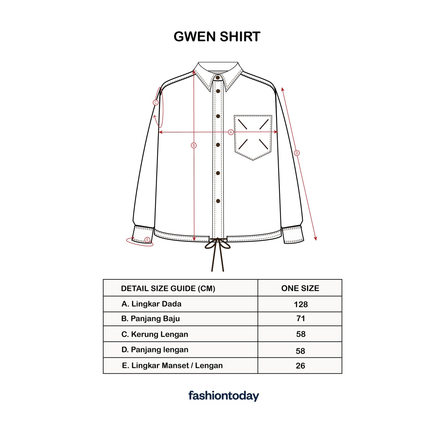 Gwen Shirt - Fashiontoday
