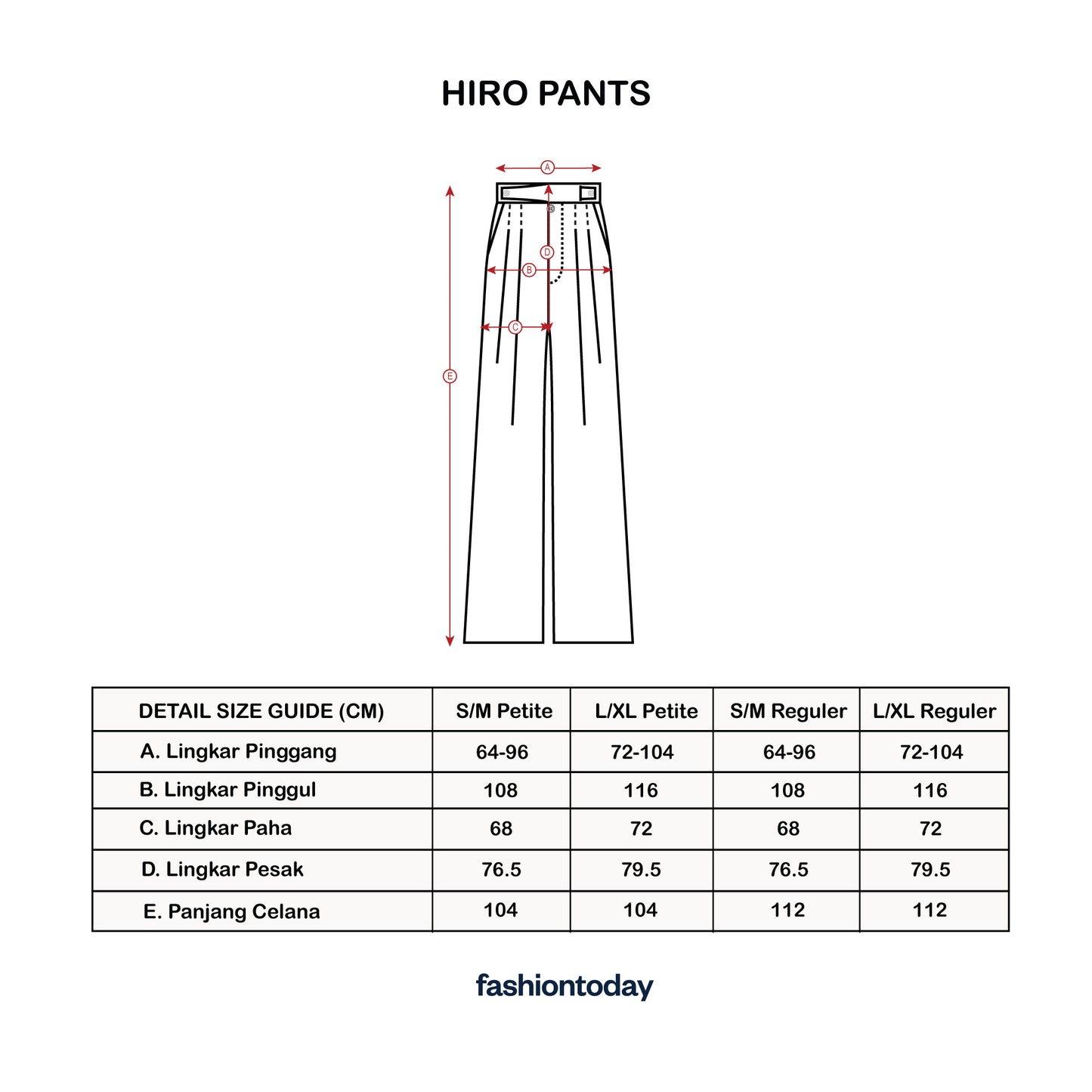 Hiro Pants - Fashiontoday