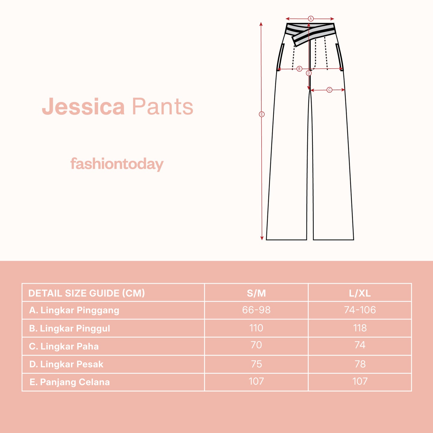 Jessica Pants - Fashiontoday
