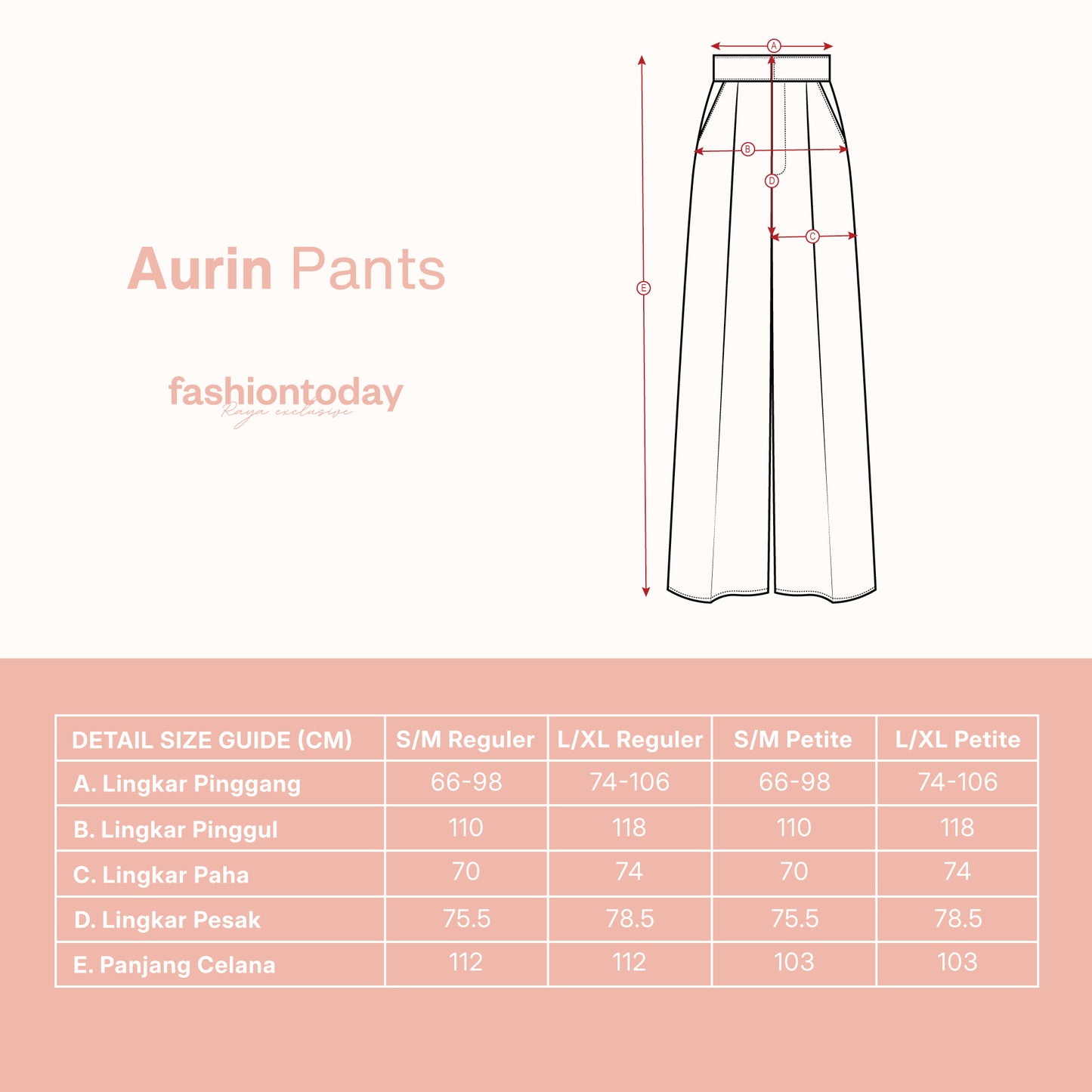 Aurin Pants - Fashiontoday Raya Exclusive