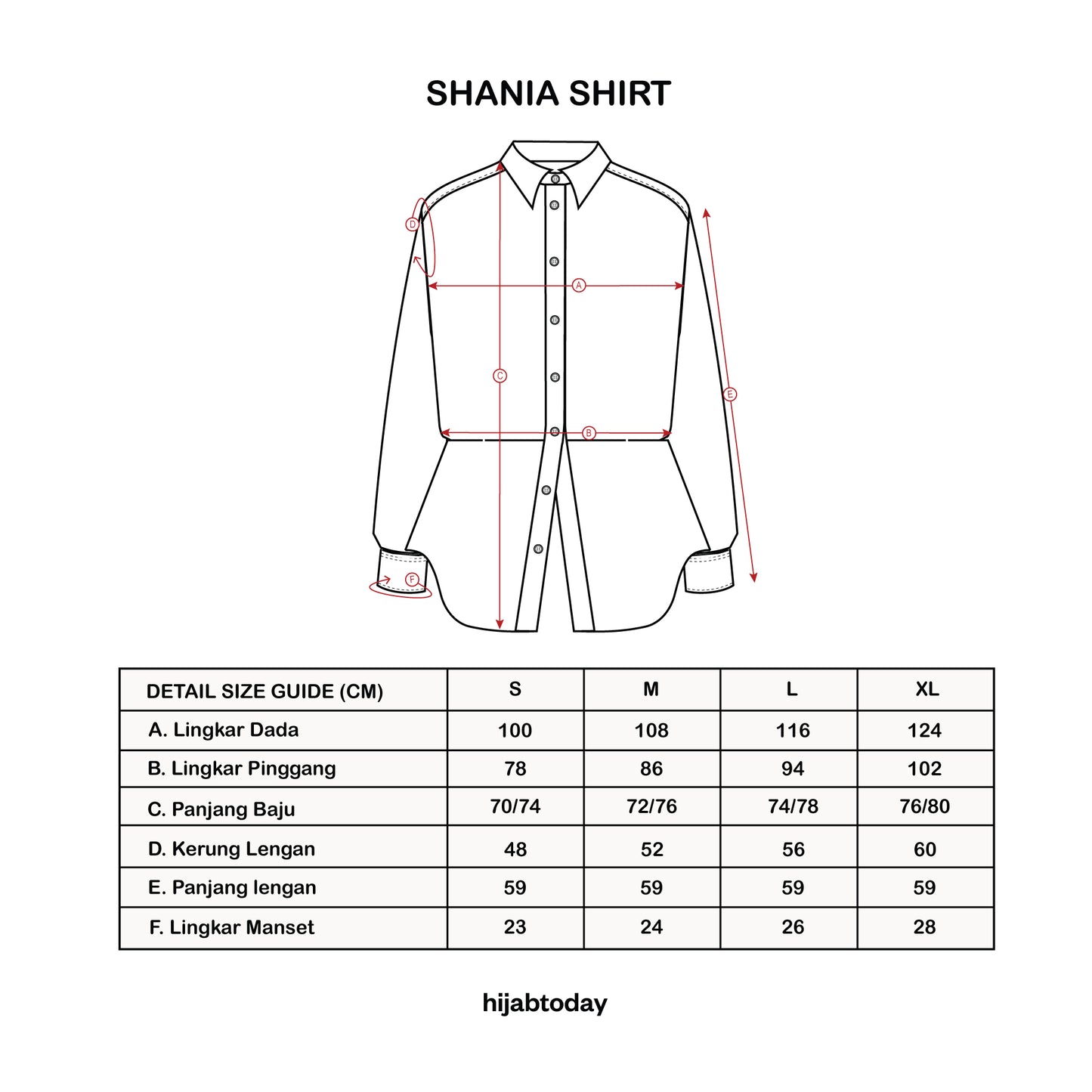 Shania Shirt - Hijab Today