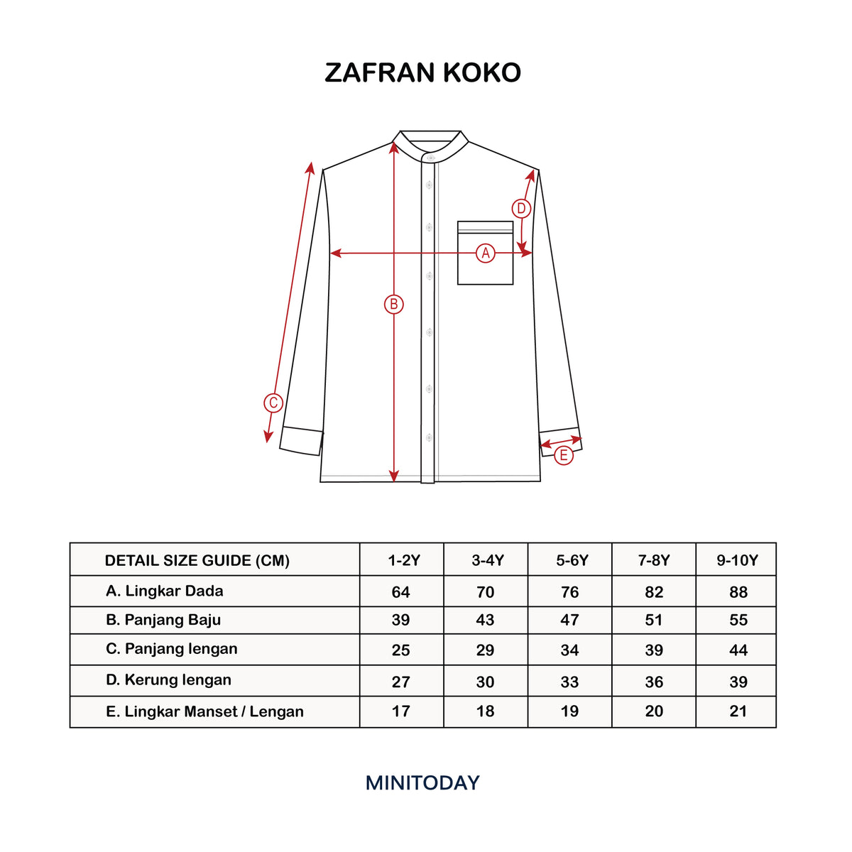 Mini / Kids Zafran Koko