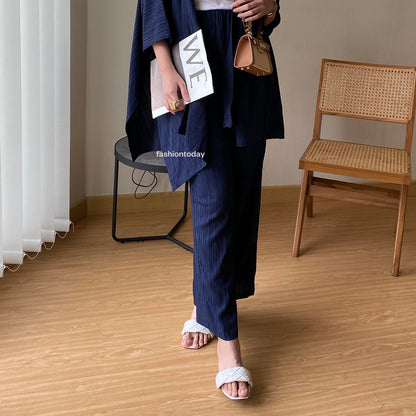 Ayu Pants Crinkle Pleats