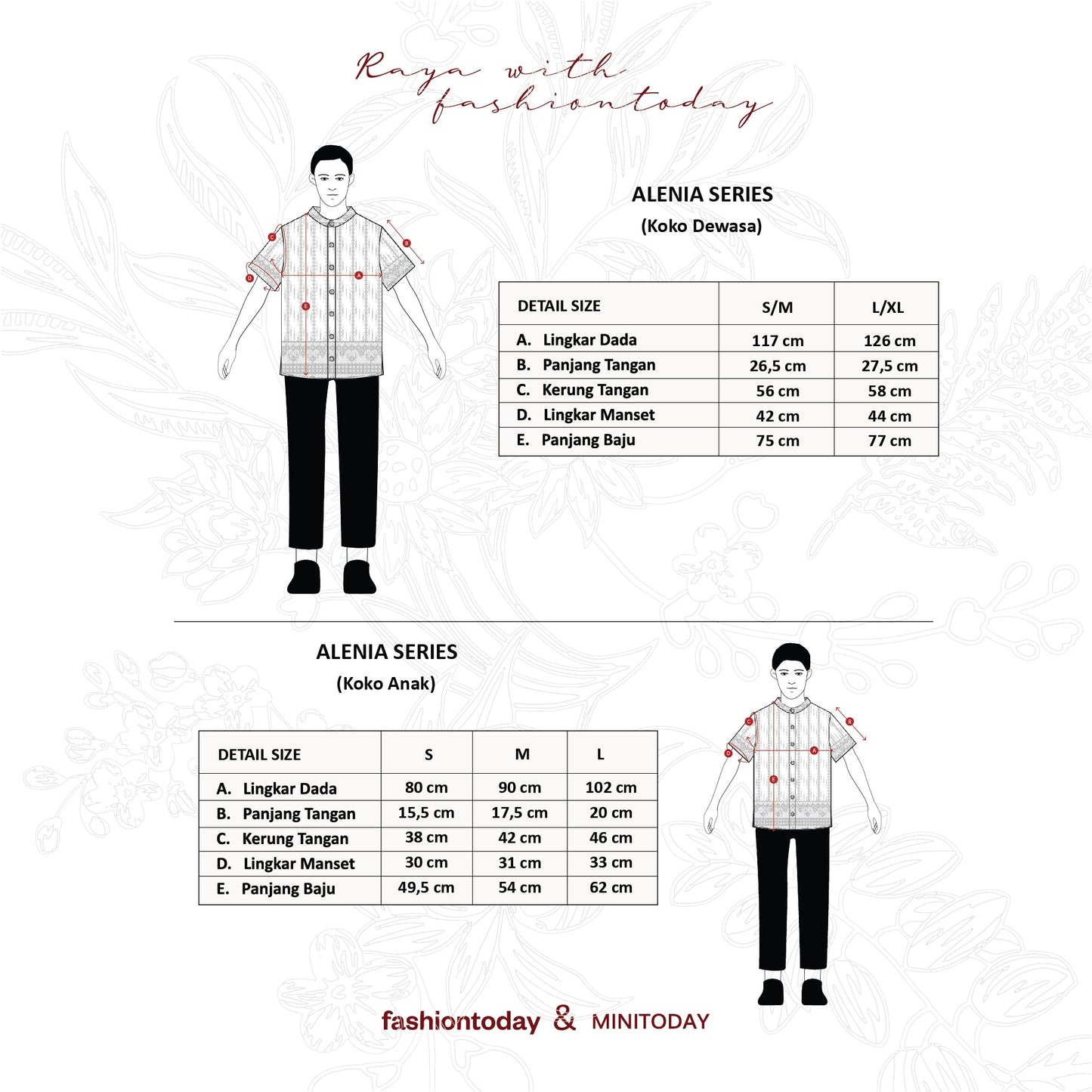 Alenia Koko Dewasa Series Sarimbit Keluarga Lebaran