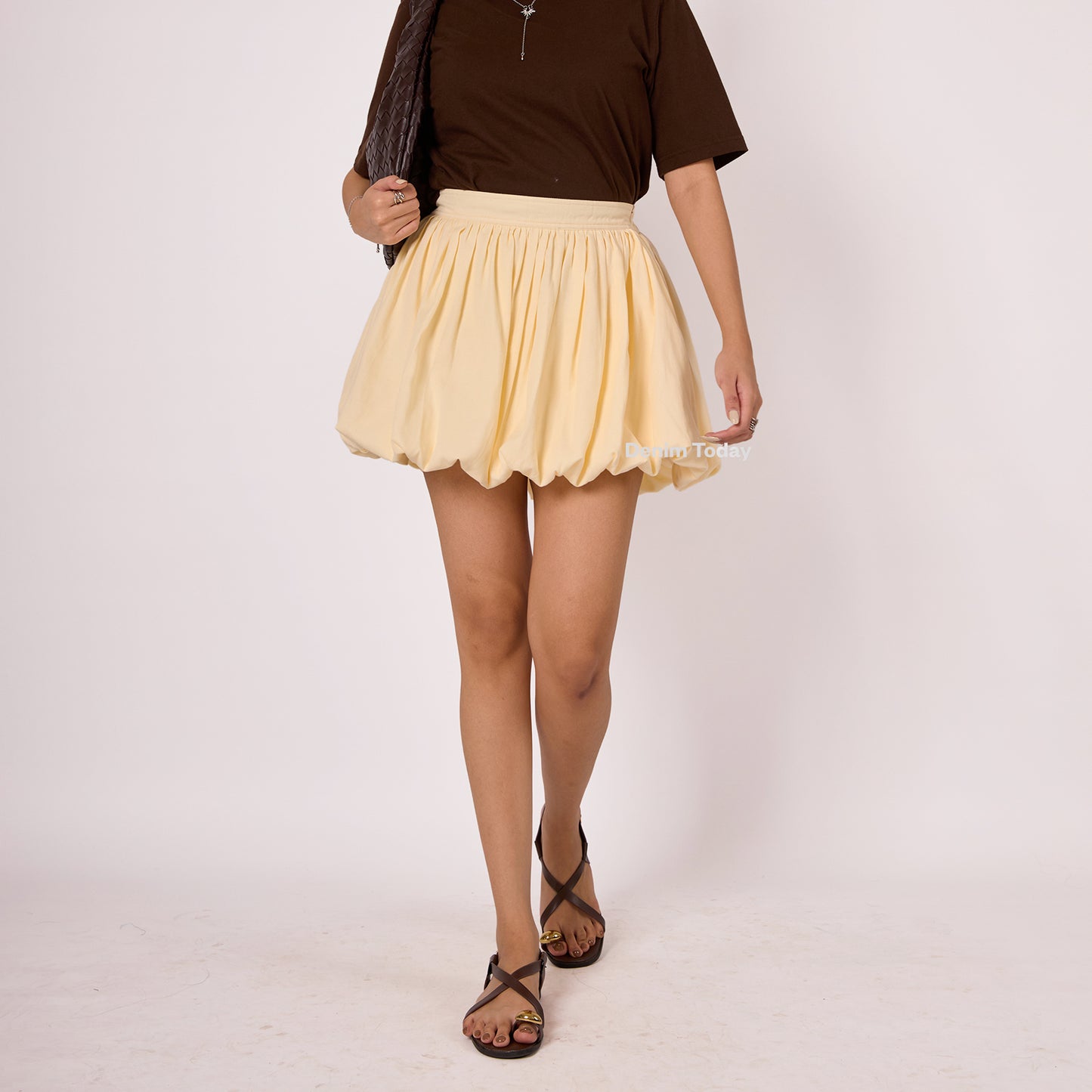 Bubble Skort Denim - Denim Today