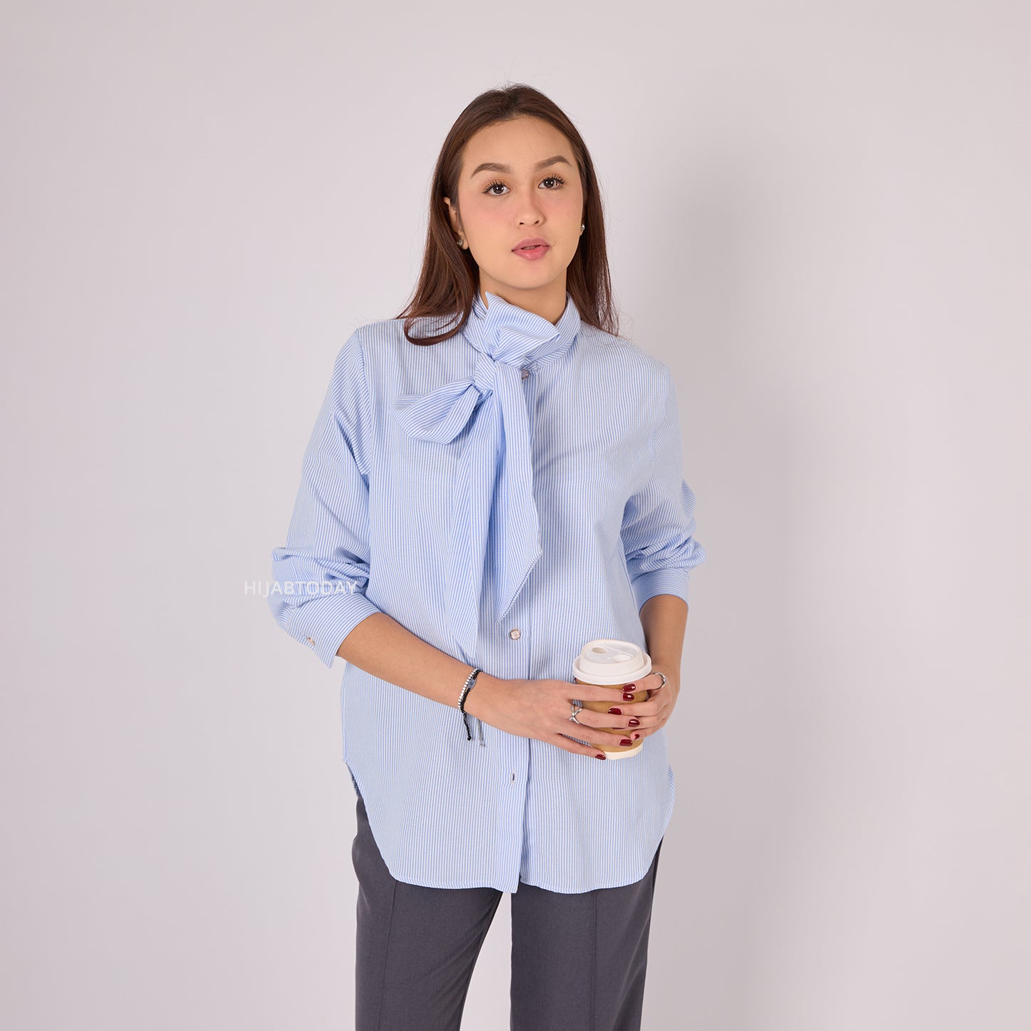 Sheiza Shirt Stripe - Hijab Today