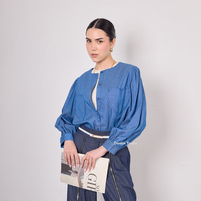 Zalva Denim Shirt - Denim Today