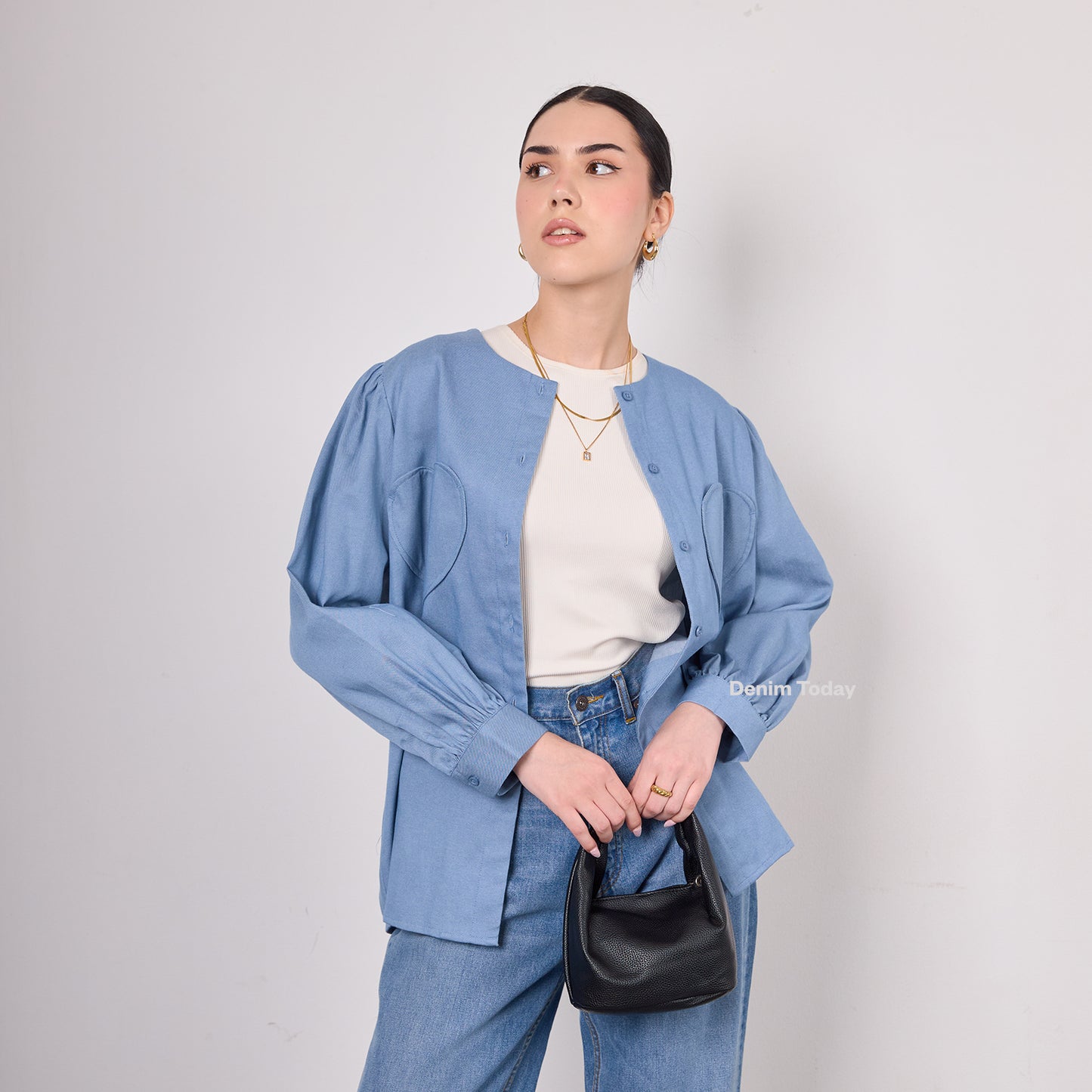Zalva Denim Shirt - Denim Today