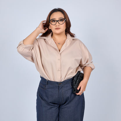 Oversized Shirt Basic - Fashiontoday