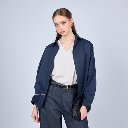Oversized Shirt Basic - Fashiontoday