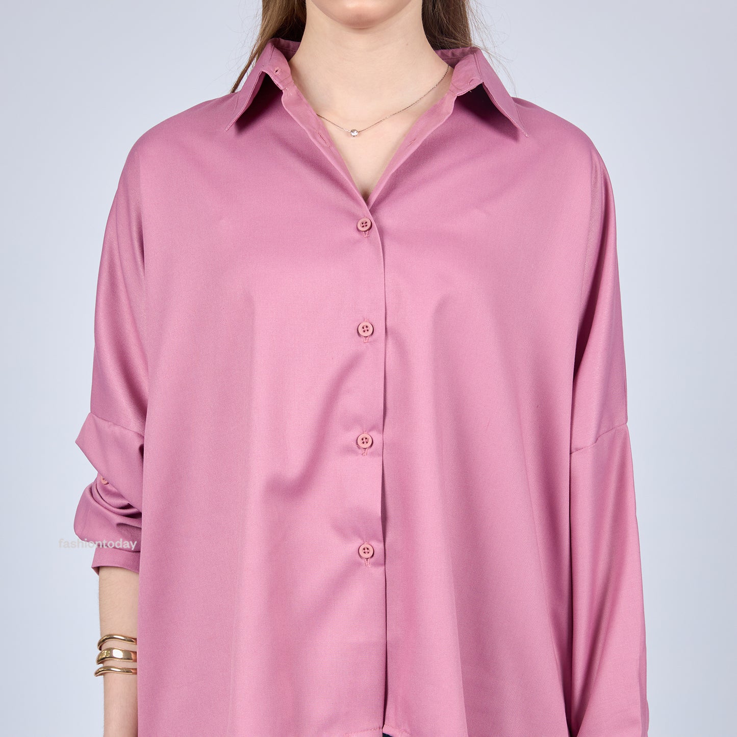 Oversized Shirt Basic - Fashiontoday