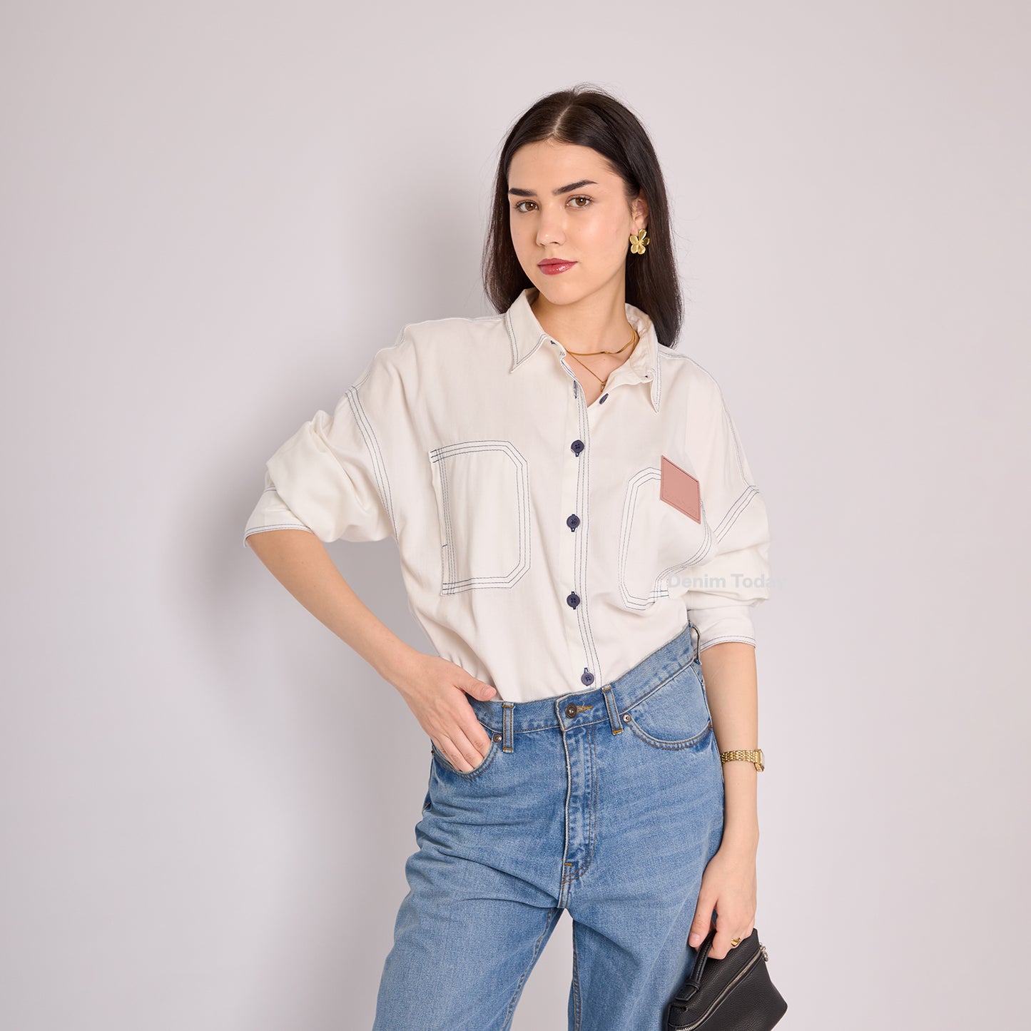 Nomi Denim Shirt - Denim Today