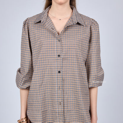 Carla Shirt Checkered - Hijab Today