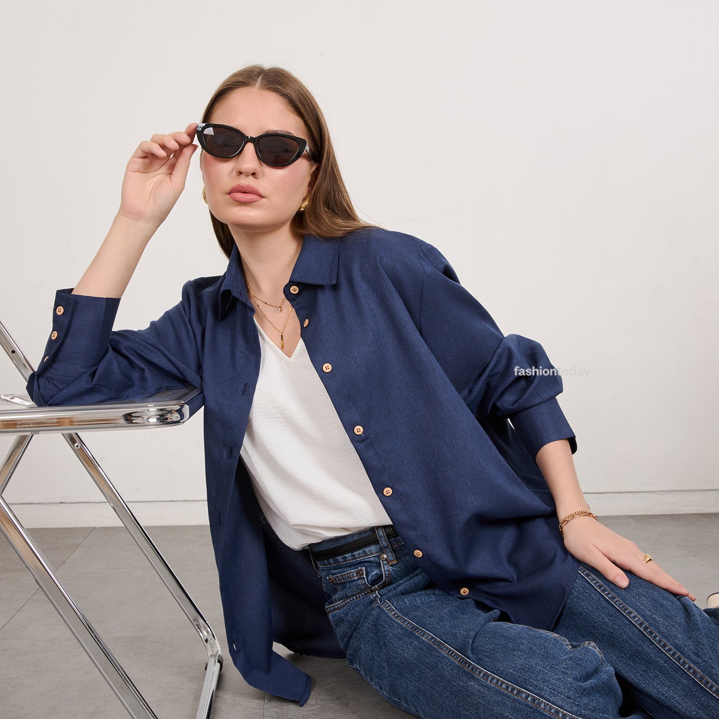 Jemi Shirt Linen - Fashiontoday