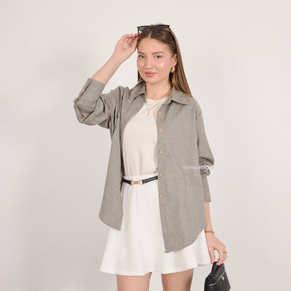 Jemi Shirt Linen - Fashiontoday