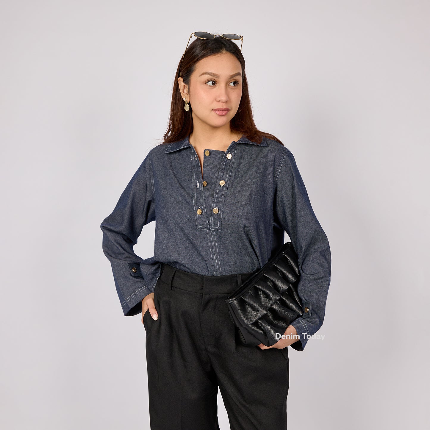 Helsa Denim Shirt - Denim Today