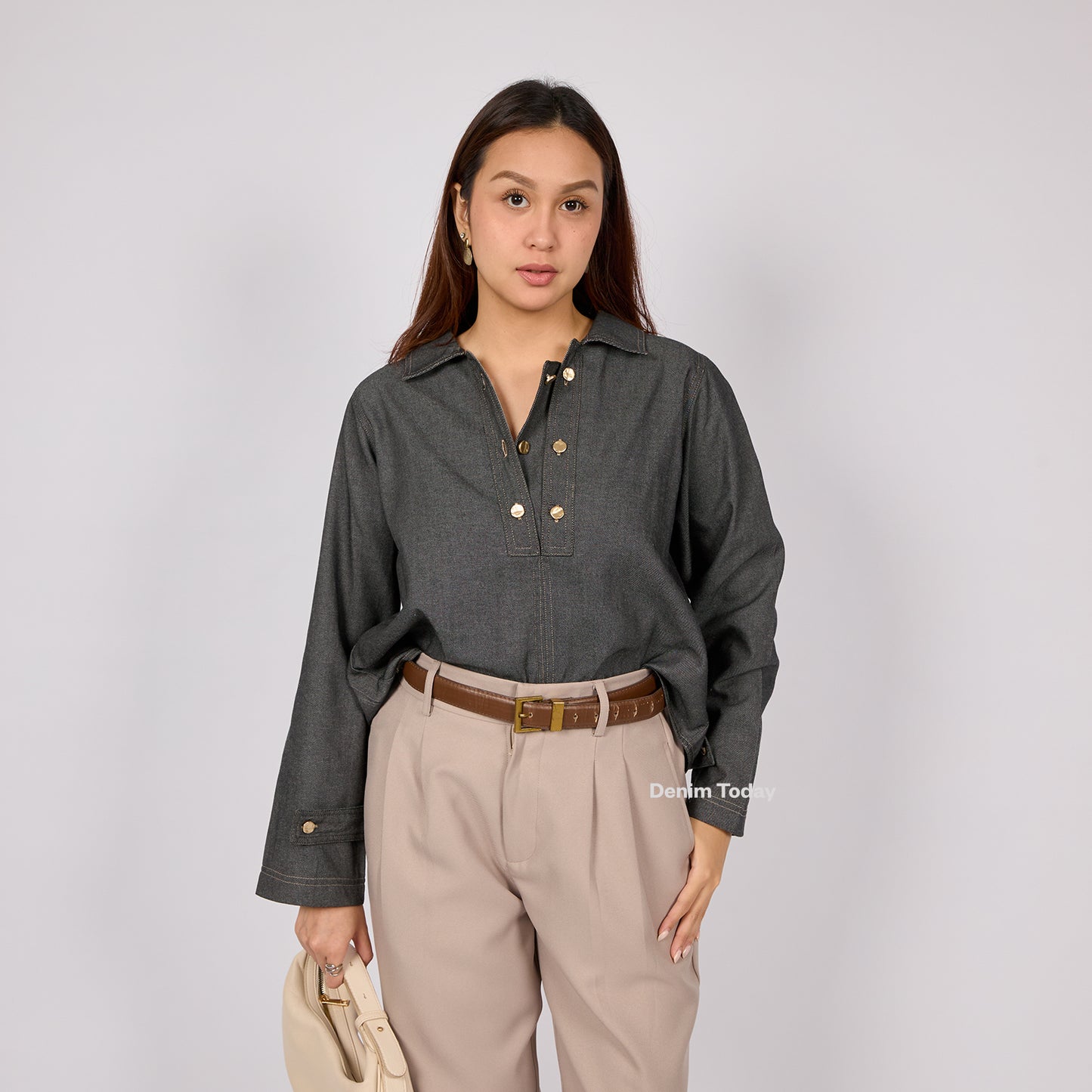 Helsa Denim Shirt - Denim Today