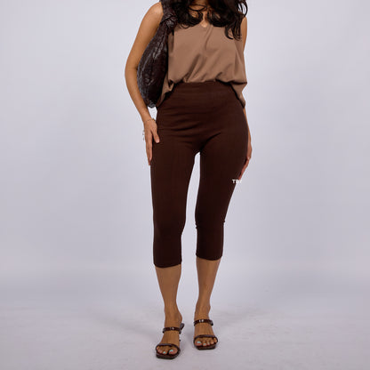 Highwaist Capri Legging Pants - TDY