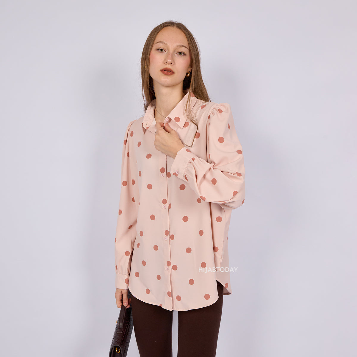 Carla Shirt Dot - Hijab Today