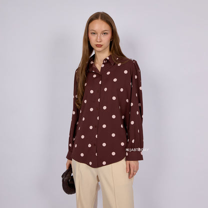 Carla Shirt Dot - Hijab Today