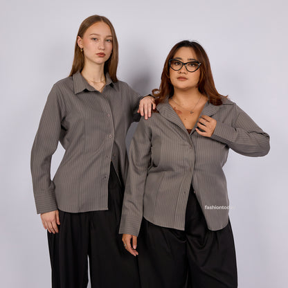 Vera Shirt Stripe - Fashiontoday