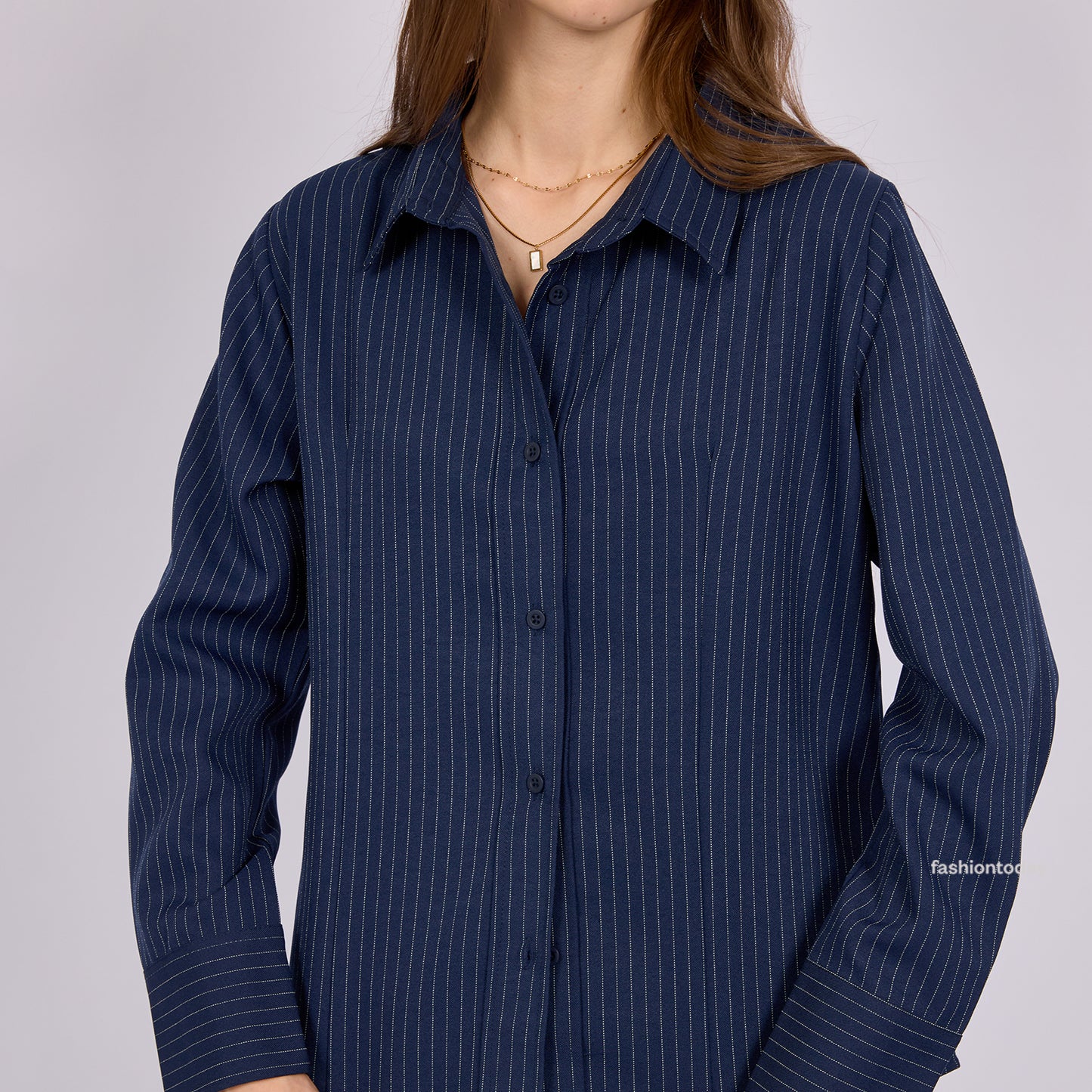 Vera Shirt Stripe - Fashiontoday