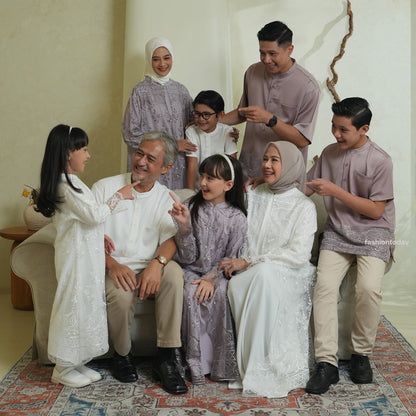 Amarylis Dress Dewasa Series Sarimbit Keluarga Lebaran