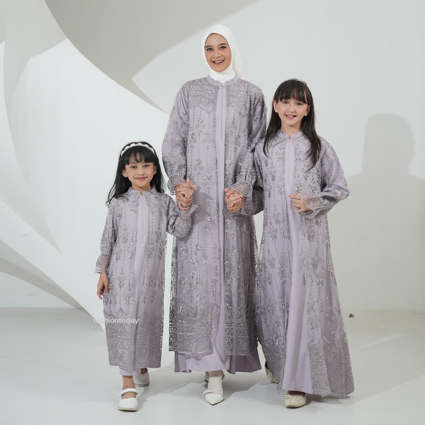 Amarylis Dress Dewasa Series Sarimbit Keluarga Lebaran