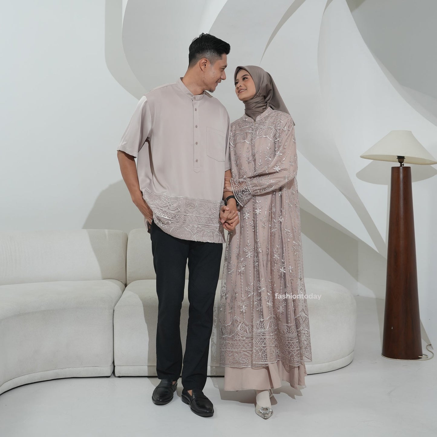 Amarylis Dress Dewasa Series Sarimbit Keluarga Lebaran