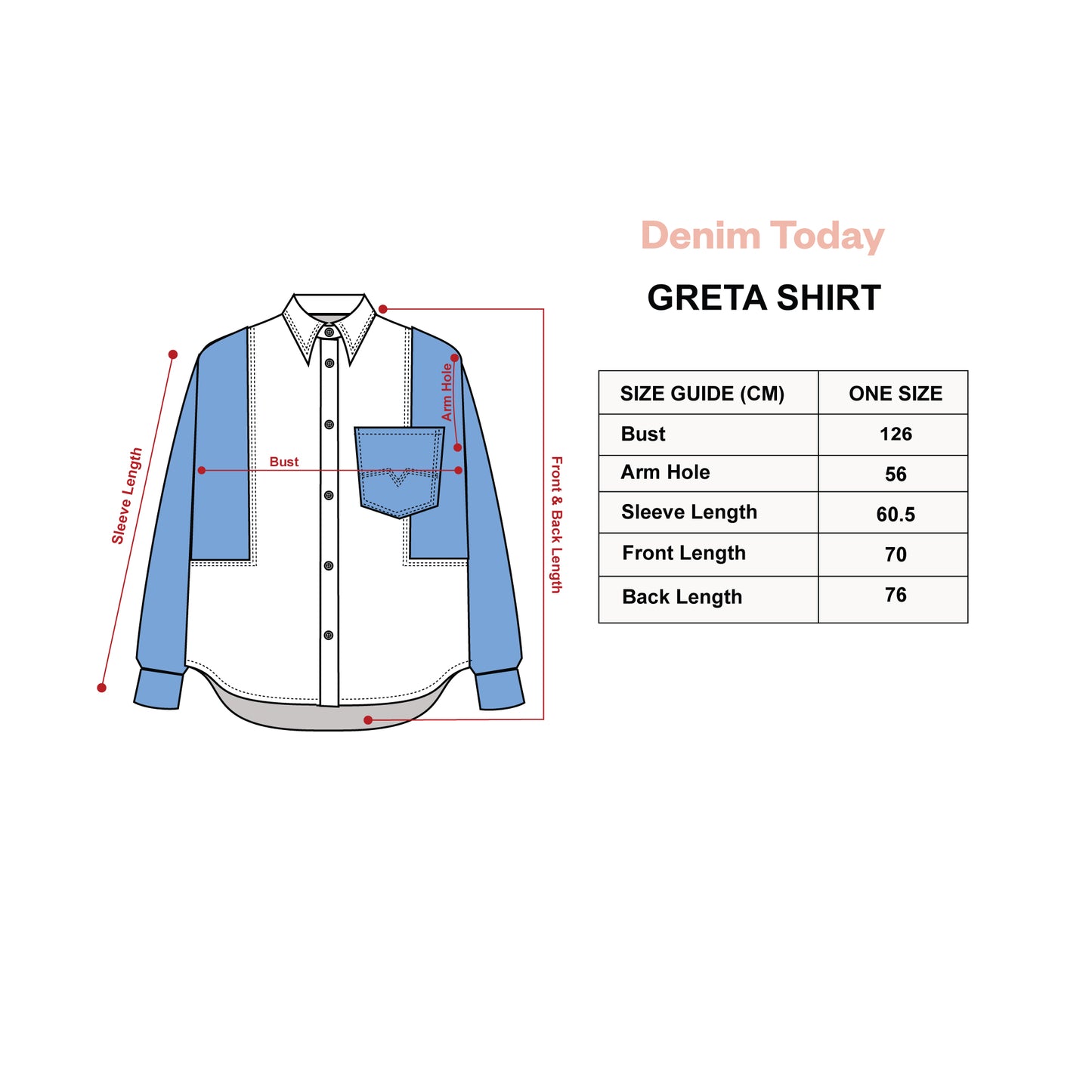 Greta Shirt - Denim Today