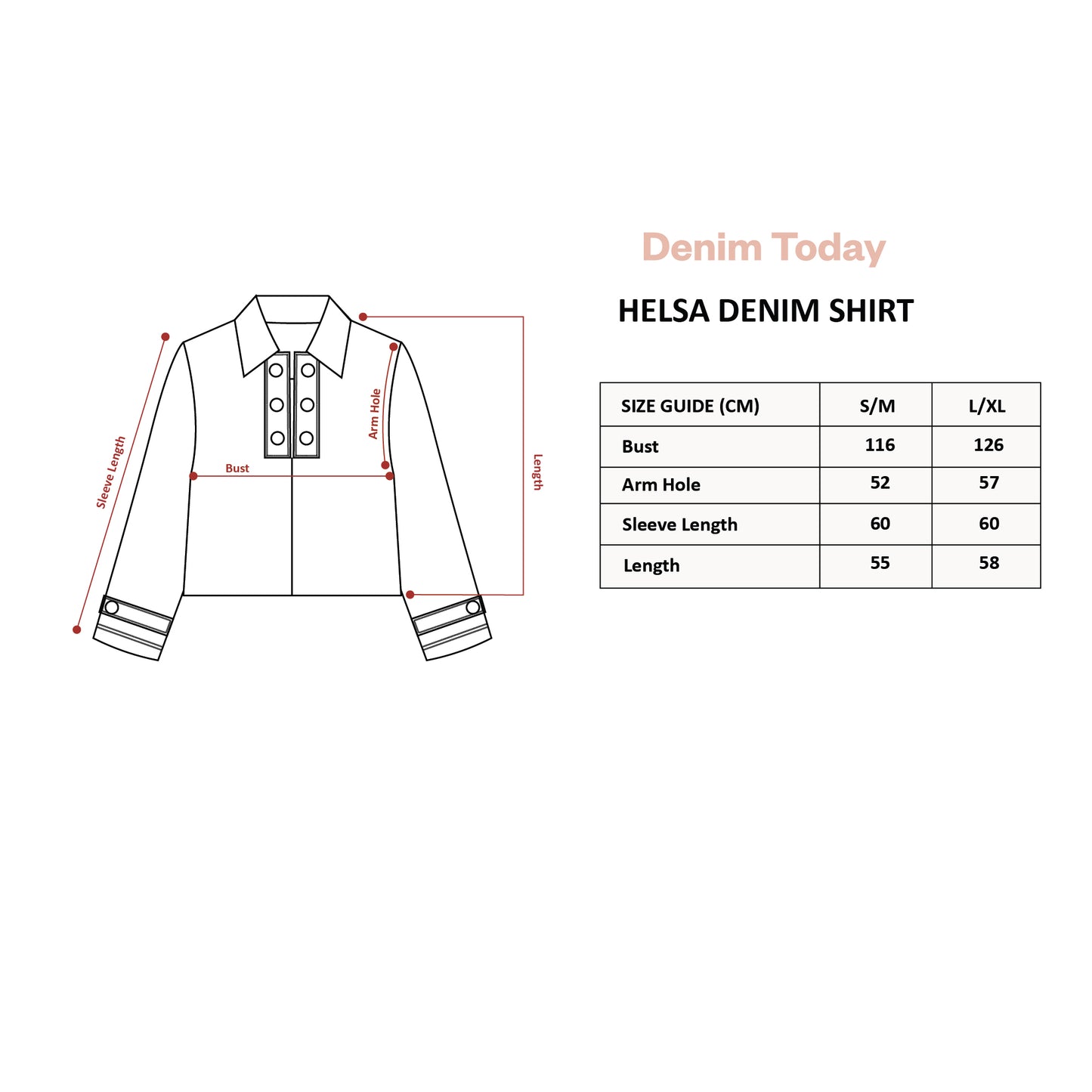 Helsa Denim Shirt - Denim Today