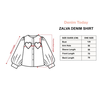 Zalva Denim Shirt - Denim Today