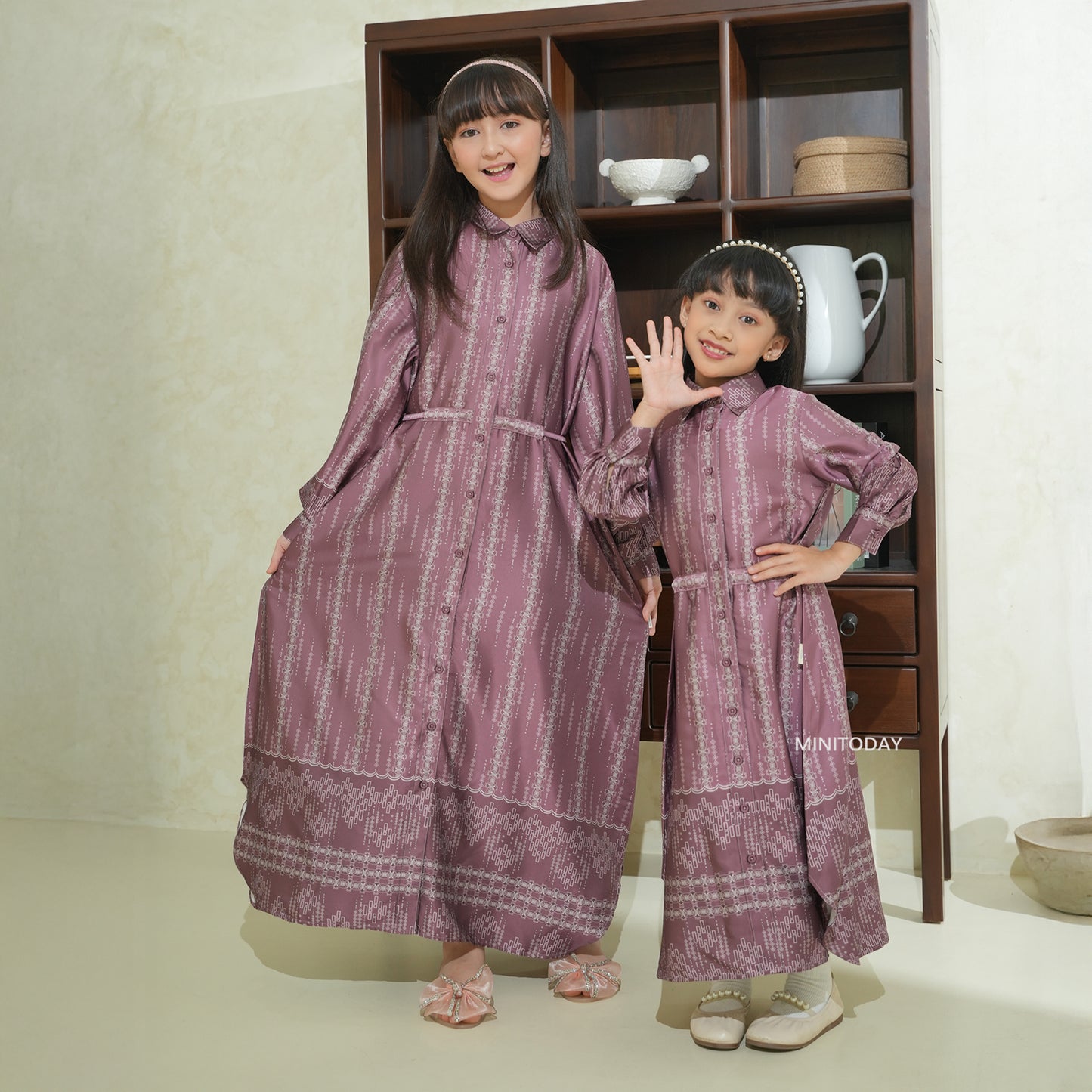 Alenia Dress Anak Series Sarimbit Keluarga Lebaran