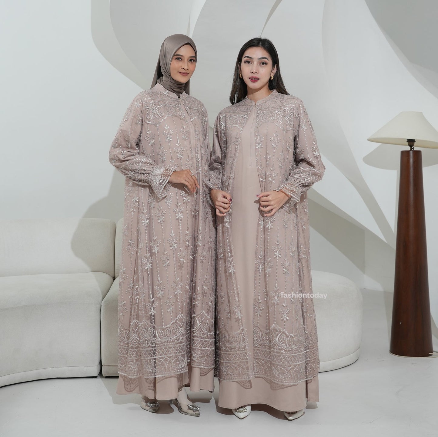 Amarylis Dress Dewasa Series Sarimbit Keluarga Lebaran
