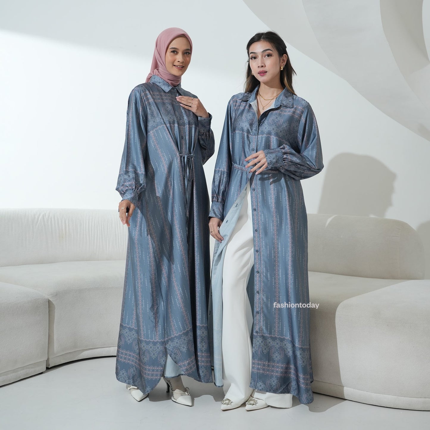 Alenia Dress Dewasa Series Sarimbit Keluarga Lebaran