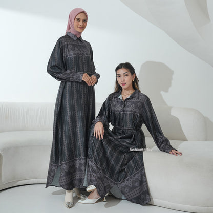 Alenia Dress Dewasa Series Sarimbit Keluarga Lebaran