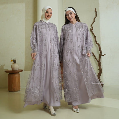 Amarylis Dress Dewasa Series Sarimbit Keluarga Lebaran