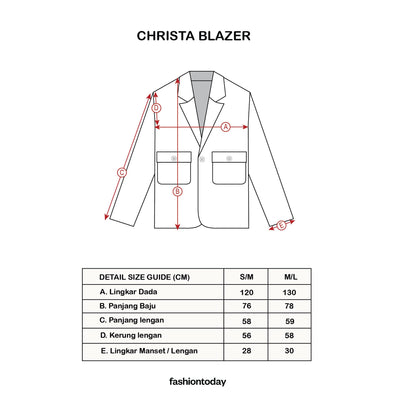 Christa Blazer ( Blazer Premium Fashiontoday )