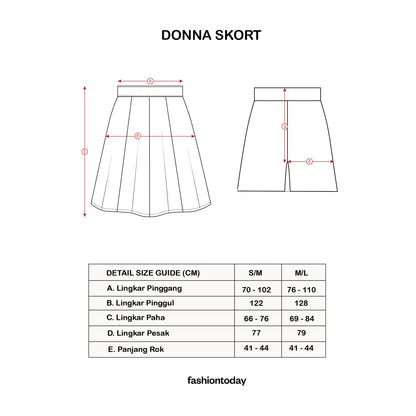 Donna Skort - Fashiontoday